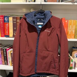 Columbia Navy Hooded Jacket